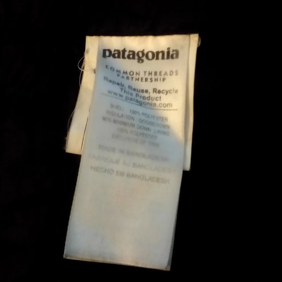 Patagonia Quilted logo-patch down jacket Size XL 09/24 - Picture 10 of 16